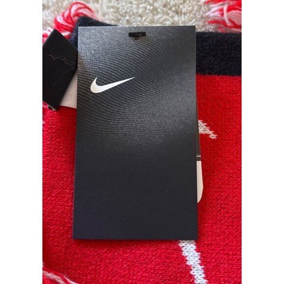 Nike Canada Team Scarf Red & White Knit 60" Fringe Reversible Molson New w/ Tags - Picture 10 of 12